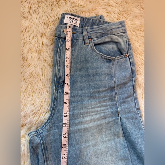 Insane Gene You are Mine High Rise Super Wide Leg Jeans 7/27 - Picture 10 of 13